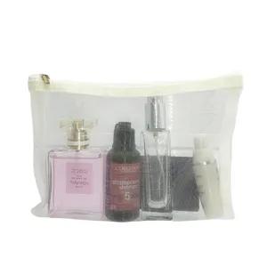 Transparente Kosmetiktasche Netz Make-up Beutel Reise-Kulturbeutel für Damen und Herren.