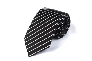Herren Business Casual Gestreifte Polyester Krawatte Klassische Formale Anzug Krawatte Für Hochzeit Büro Tägliche Kleidung Mode Halsbekleidung
