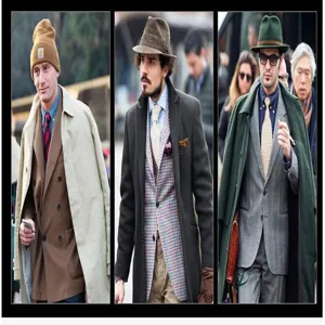 Men's business tie matching street style fashion photography display, classic formal wear.