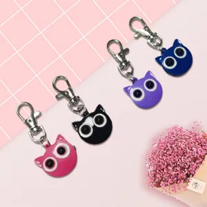 Cute Cartoon Cat Pocket Watch Nurse Watch Quartz Animal Keychain Hanging Watch Student Exam Portable Pocket Watch
