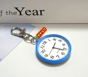 Studenten kwarts zakhorloge sleutelhanger draagbare schattige examenuurwerk met wijzerplaat