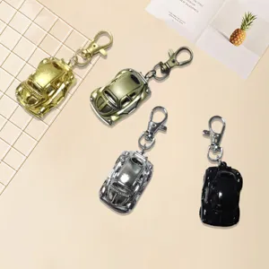 Vintage auto sleutelhanger quartz zakhorloge schattige metalen tas hanger cadeautjes