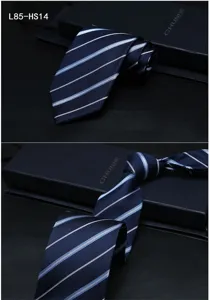 Mens mulberry silk striped necktie business formal jacquard tie for men wedding party