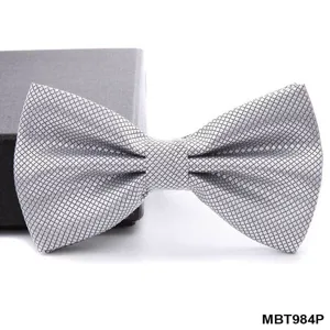 Farfallino Formale da Uomo in Seta di Polリエステル Jacquard a Quadri per Affari Matrimonio Festa Accessori Collo