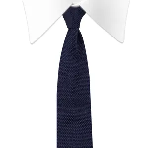 Men Casual Solid Color Knitted Jacquard Tie Fashion Business Wedding Necktie Polyester Arrow Shape Neck Wear