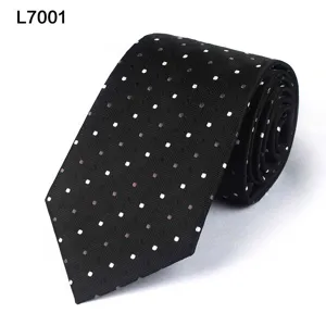 Herren Business Krawatte Klassisch Streifen Polka Dot Jacquard Gewebt Polyester Krawatte Für Anzug Formelle Bürokleidung