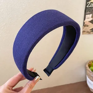Knit Wide Headband Solid Color Daily Hair Hoop Autumn Winter Women Fashion Hair Accessories