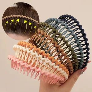 Ensemble de serre-têtes ondulés dentelés multicolores, bandeau antidérapant pour coiffure.