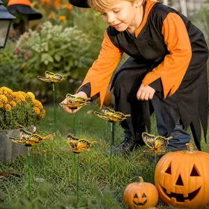 Halloween vlinder tuin paal decoratieve buiten gazon ornament voor leuk feest decor