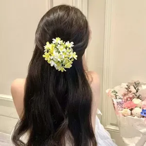 Süße Blumen Entenschnabel Haarklammer für Damen, Haaraccessoire für Alltag und Reisen.