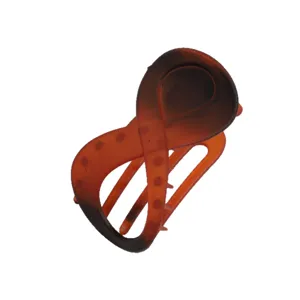 Elegante pinza para el pelo en forma de 8 carey, gancho pico de pato para mujer elegante.