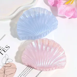 Molletta per capelli con conchiglia sfumata, fermaglio sirena per donna, accessori per capelli estivi.
