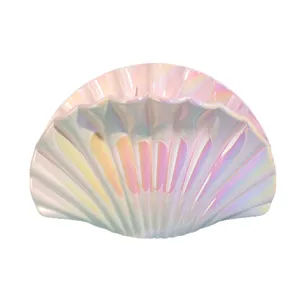 Molla per capelli a conchiglia sfumata stile sirena fermaglio donna accessori mare