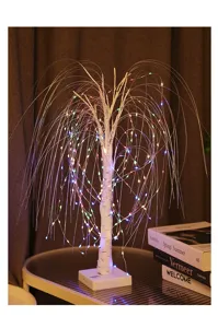 LED Birke Baum Licht Weide dekorative Lampe Schlafzimmer Atmosphäre bunte leuchtende Zweige