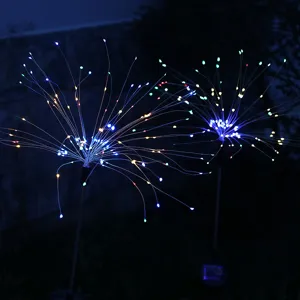 Outdoor solar firework lights waterproof LED garden string lights night landscape decorative lamps
