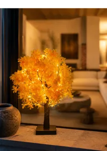 LED kersenboom lamp, decoratieve warme nachtverlichting voor slaapkamer en binnenhuisdecoratie.