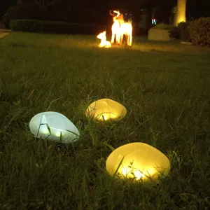Solar steen gazon licht LED waterdichte outdoor tuin landschap verlichting decoratie tuinhuis