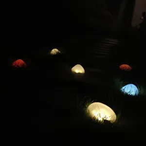 Solar keien licht tuin gazon LED landschap decoratie verlichting buiten waterdicht pad lampje