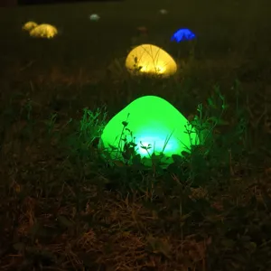 Solaire stenen LED gazonverlichting voor tuindecoratie, waterdichte buitenlandschapsverlichting.