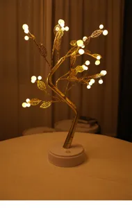LED decoratieve boom lamp slaapkamer romantische nachtlamp warme verlichting tafellamp