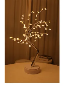 LED ster boom licht decoratieve nachtlamp warme sfeer lamp slaapkamer ornament