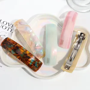 Morsetto per capelli in acetato molla elegante per donna accessorio acconciatura quotidiana.