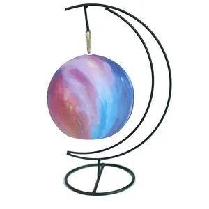 Lampe lune galaxie 3D veilleuse multicolore changeante pour decoration chambre chevet