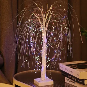 LED Birke Baum Licht Weide Ast dekorative Lampe warme Schlafzimmer Ambiente Licht deko