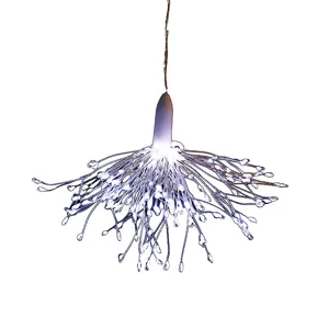 LED vuurwerk licht hangende koperdraad decoratieve verlichting buiten tuinlamp