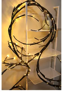 Decoratieve LED tak lichtketting voor gezellige binnenhuisdecoratie, warme verlichting.