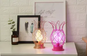 LED ananas tafellamp moderne binnenverlichting decoratief nachtlampje creatieve bureaulamp deco