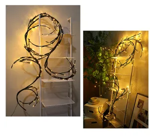 LED wilgenwijnstok tak slingerverlichting decoratieve lichten voor slaapkamer woonkamer