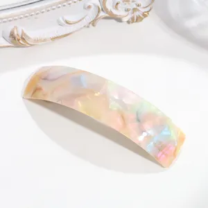 Elegante molletta per capelli marmorizzata pastello clip automatica accessorio