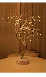 LED boom lamp romantische sfeer nachtlampje voor slaapkamer decoratie USB voeding nieuw.