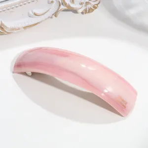 Fermaglio per capelli marmo rosa elegante molletta a molla per donne accessorio per capelli minimal