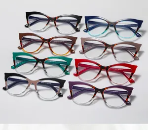 Stylish cat-eye eyeglasses featuring vintage tortoise shell frame for trendy daily wear.