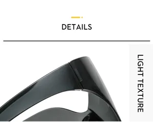 Detaillierte Nahaufnahme des eleganten Sonnenbrillenscharniers mit glatter Textur.