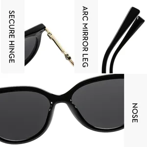 Fashion large frame cat eye sunglasses for women retro vintage sun glasses outdoor travel shades