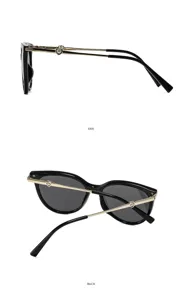 Vintage cat eye sunglasses for women with trendy heart decor and UV protection retro style.