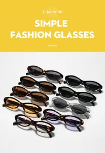 Lunettes de soleil cat-eye tendance avec UV, monture rétro pour voyages et usage quotidien.