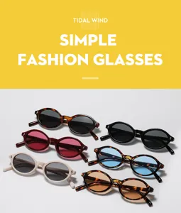 Classic vintage round sunglasses with rivet details, UV protection outdoor fashion eyewear.
