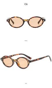 Retro tortoise shell sunglasses with oval frames and gradient lenses. Stylish vintage eyewear.