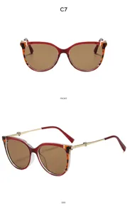 Retro oversized cat-eye sunglasses for women, vintage heart metal temples UV400 sun glasses.