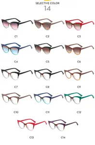 Trendy cat eye sunglasses for women, Y2K fashion street style sun protection eyewear.