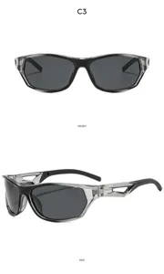 Lunettes de soleil de sport en plein air avec protection UV pour cyclisme et sports extérieurs.