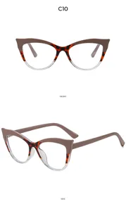 Fashion cat eye glasses trendy street style sunglasses Y2K hot girl outdoor eyewear women