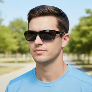 Lunettes de Soleil de Sport Cyclisme Extérieur Hommes Femmes Coupe-vent UV400 Protection Mode Équitation Alpinisme Pêche