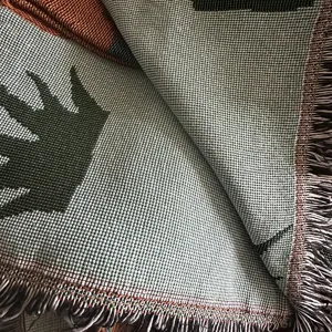 Gewebte Picknickdecke Outdoor Camping Decke Fransen Sofadecke boho Stil Heimtextilie