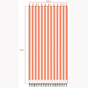 Mexican Style Striped Tassel Woven Throw Blanket Beach Picnic Blanket Geometric Decorative Blanket For Home