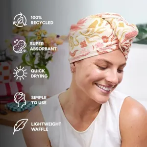 Microfiber hair drying towel wrap for women quick dry absorbent turban shower head wrap